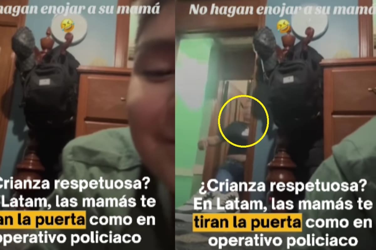 Impactante: Joven exhibe cómo su madre irrumpe en su cuarto como si fuera un operativo policiaco