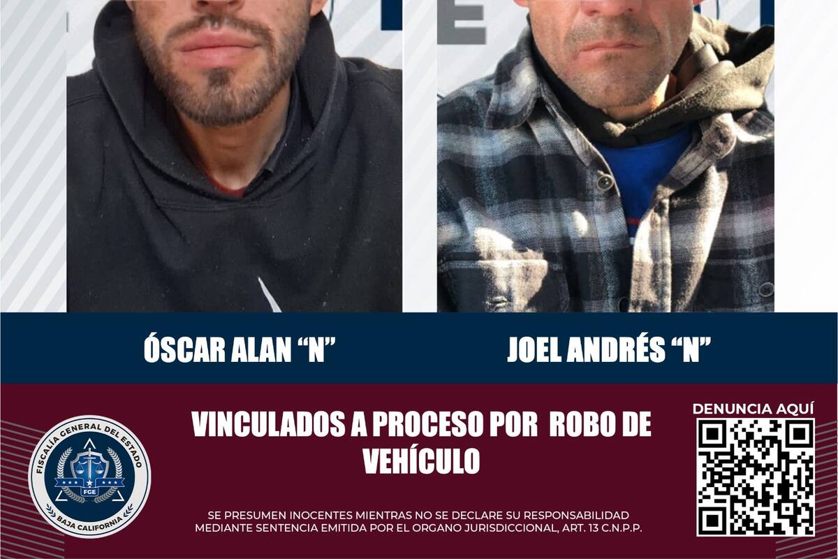 Vinculan a proceso a dos por robo de vehículo