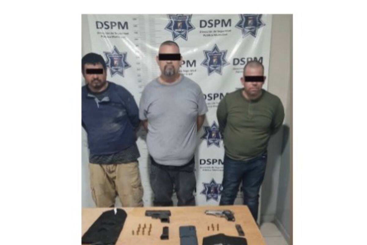 Tres detenidos con armas tras asalto