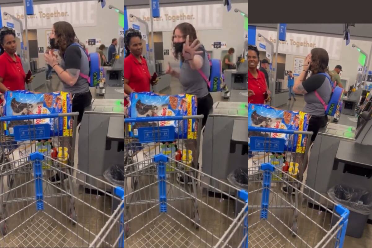 Mujer consterna en un Walmart por sus fuertes gritos: se sintió atacada por un hombre | VIDEO