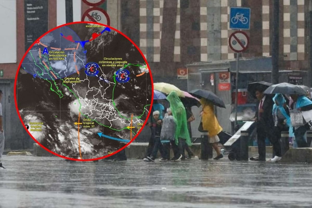 Monzón mexicano provocará lluvias puntuales intensas de hasta 150 milímetros en Sonora, Chihuahua y Sinaloa, mientras persistirá el calor extremo con temperaturas superiores a los 45 °C en algunas regiones del noroeste de México