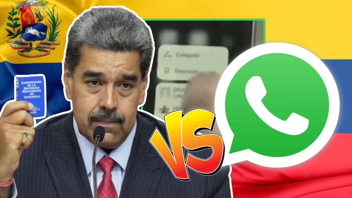 Nicolás Maduro desinstaló WhatsApp en una rueda de prensa y llamó a los venezolanos a también hacerlo. | AP