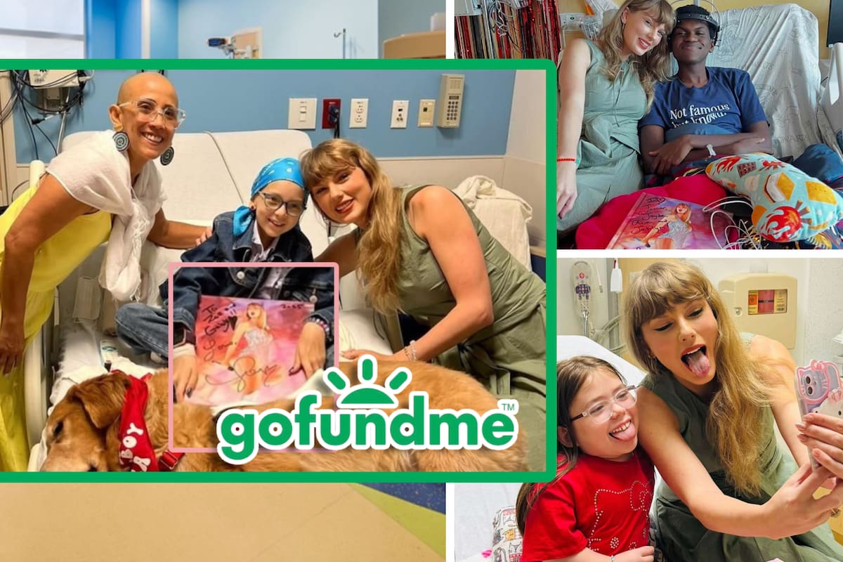 Swifties salvan a niña con cáncer cerebral con dificultades economicas tras visita de Taylor Swift en el hospital