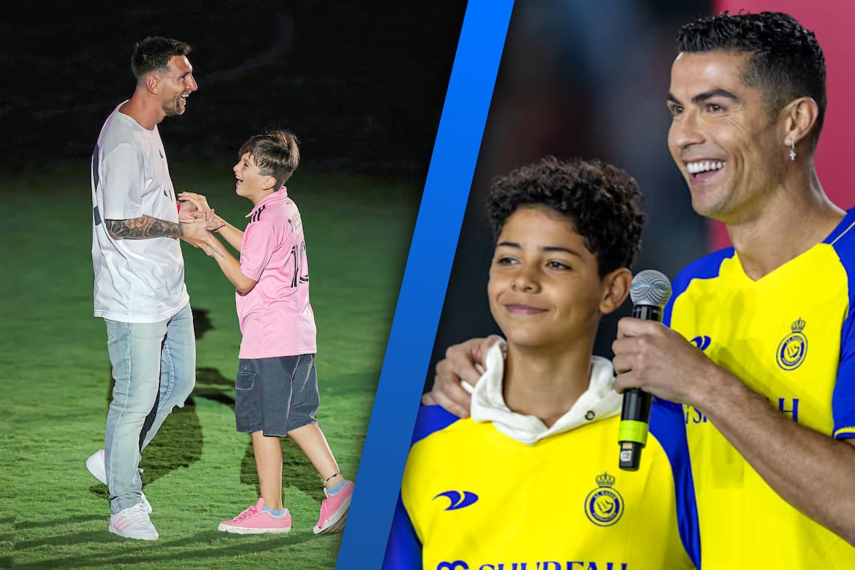 Los hijos de Messi y Cristiano Ronaldo podrían jugar juntos en una Selección Nacional