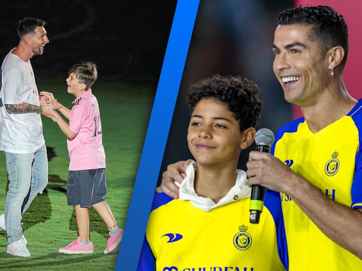Los hijos de Messi y Cristiano Ronaldo podrían jugar juntos en una Selección Nacional