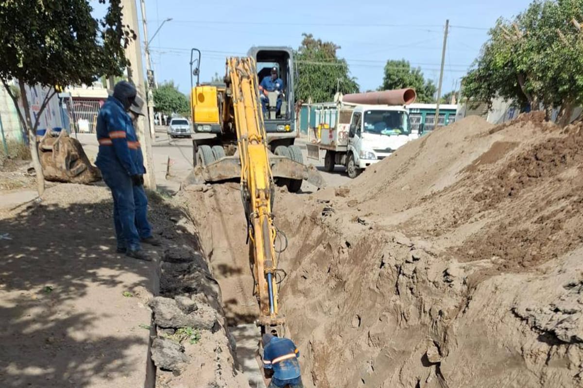 Obra del colector sanitario en Miguel Alemán registra avances del 40% y Agua de Hermosillo promete concluir en enero de 2026