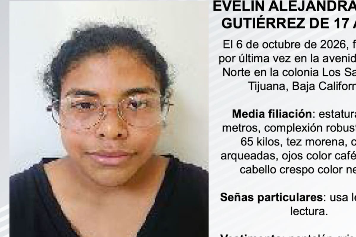 Se busca a Evelin Alejandra Cuan Gutiérrez de 17 años