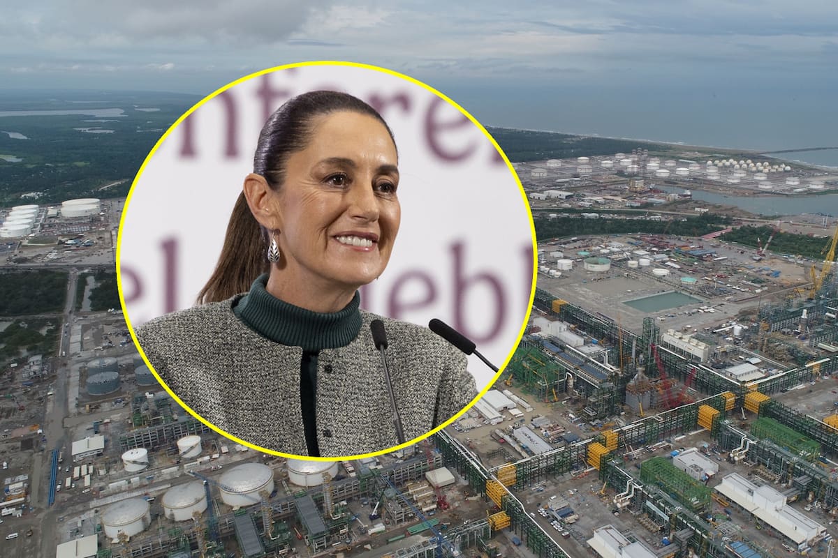 Claudia Sheinbaum revela que la refinería de Dos Bocas de Pemex opera con normalidad y produce 200 mil barriles diarios