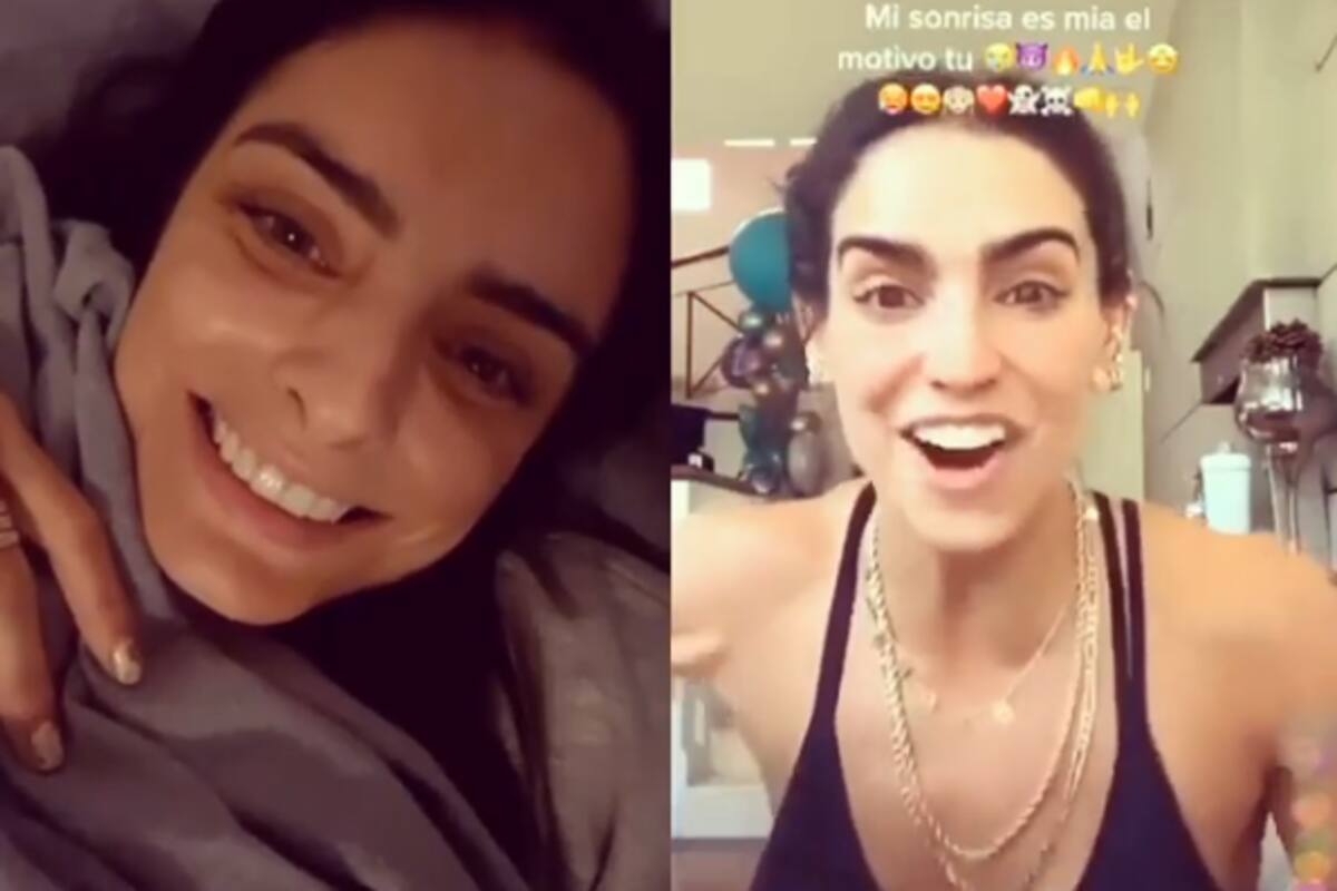 Aislinn Derbez comparte gracioso video a lado de la rutina de ejercicio de Bárbara de Regil