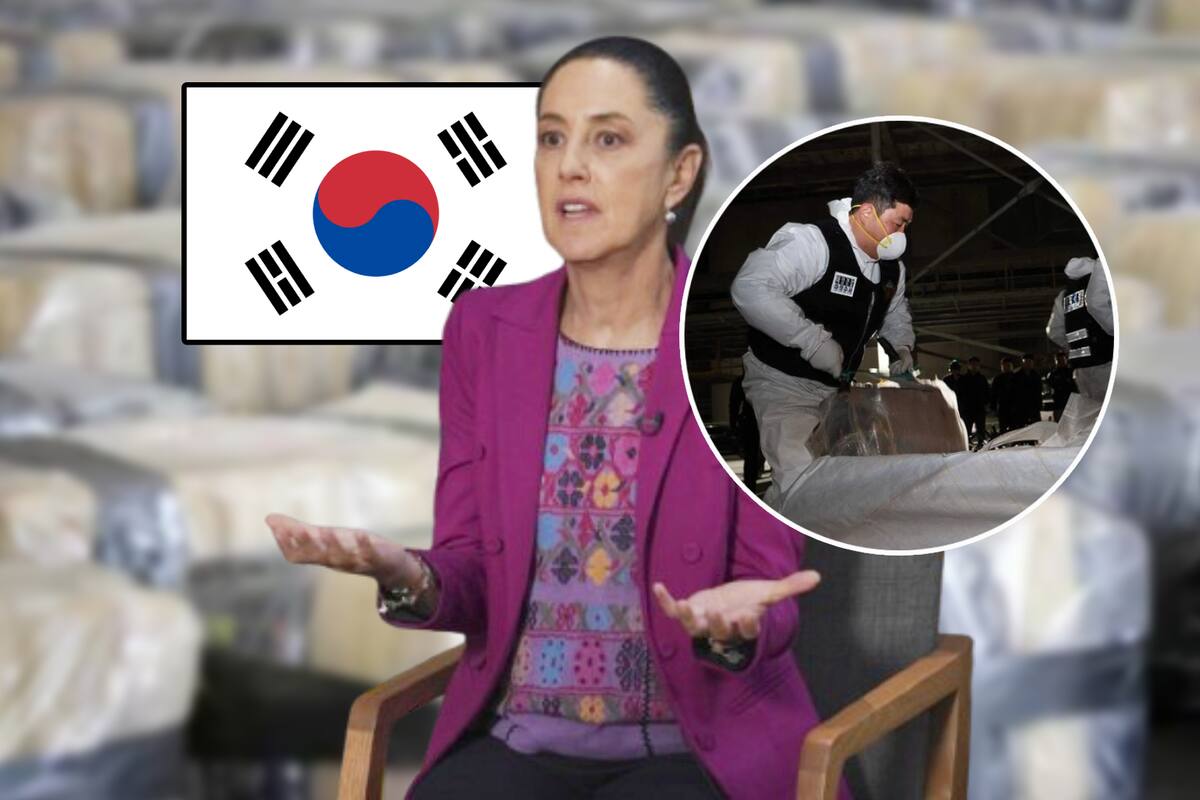 Periodista venezolano carga contra Sheinbaum por histórico decomiso de buque con 2 toneladas de cocaína en Corea: “México es un narcoestado”