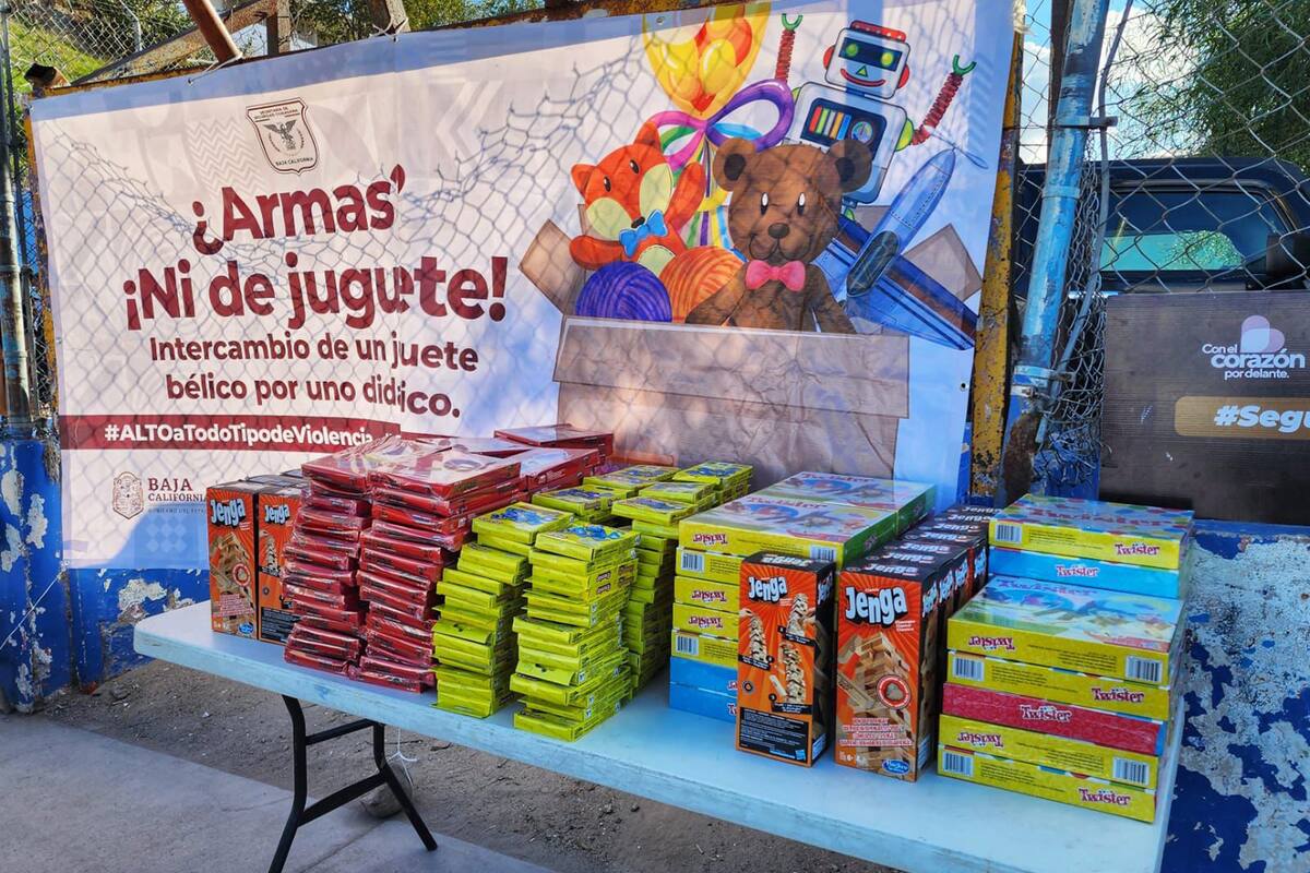 Sscbc inicia campaña de intercambio de juguetes bélicos por didácticos
