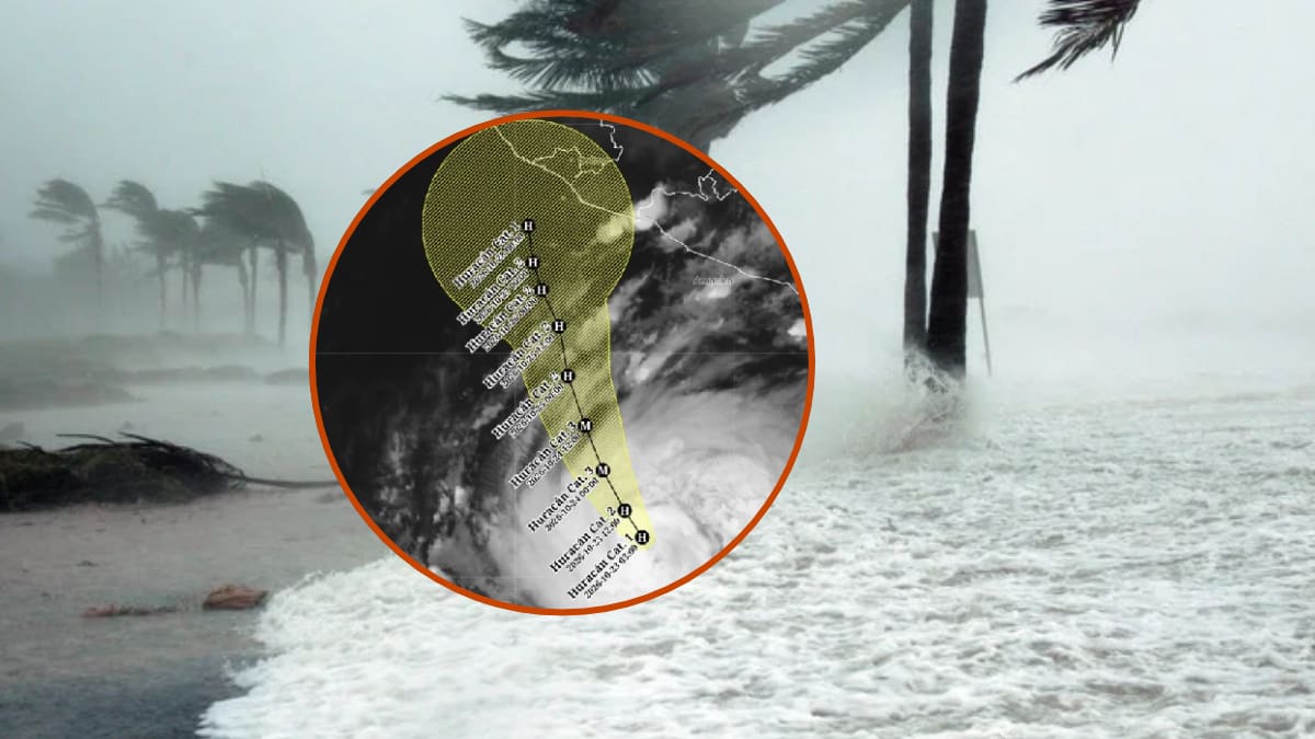 Huracán Vance se intensifica a categoría 1 en el Pacífico con vientos de 165 km/h y amenaza con lluvias fuertes, oleaje de 3 metros y posibles afectaciones en tres estados de México