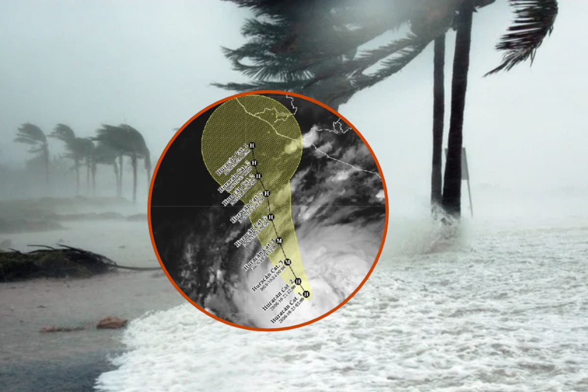 Huracán Vance se intensifica a categoría 1 en el Pacífico con vientos de 165 km/h y amenaza con lluvias fuertes, oleaje de 3 metros y posibles afectaciones en tres estados de México