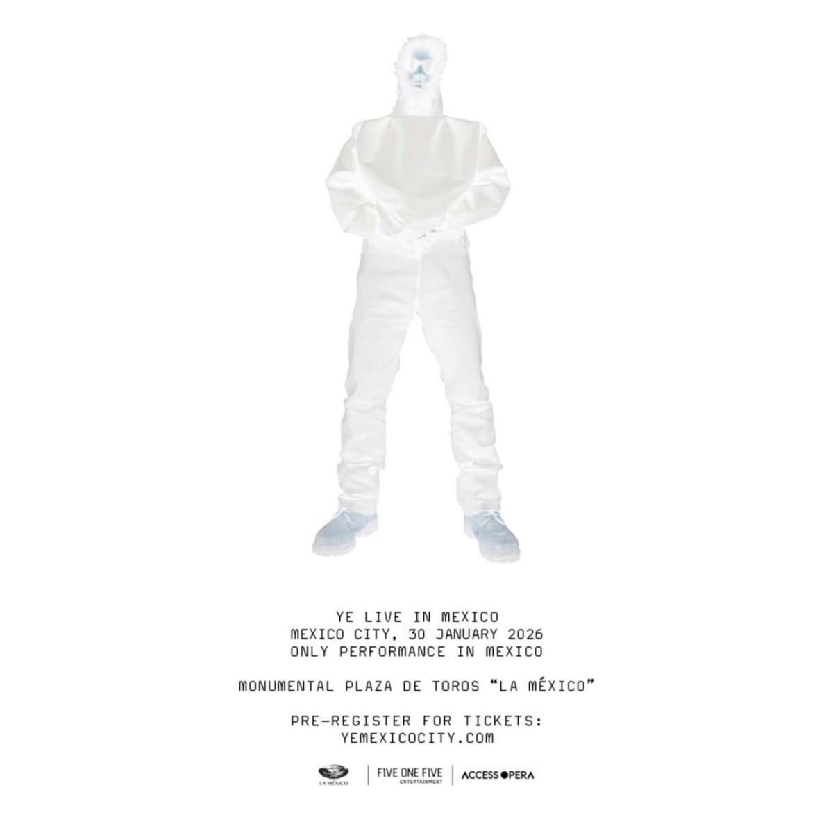 Kanye west confirma concierto en la Monumental Plaza de Toros | Cuenta de X: @mdm_musica