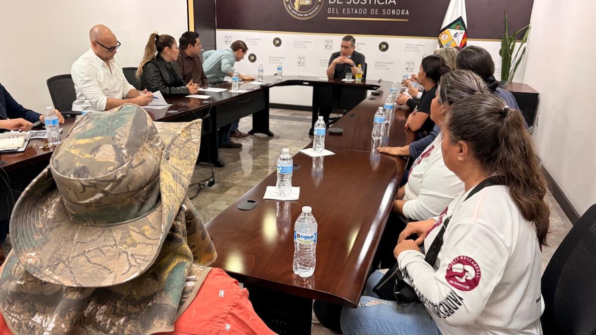 Concluye reunión entre Madres Buscadoras y la Fiscalía de Sonora