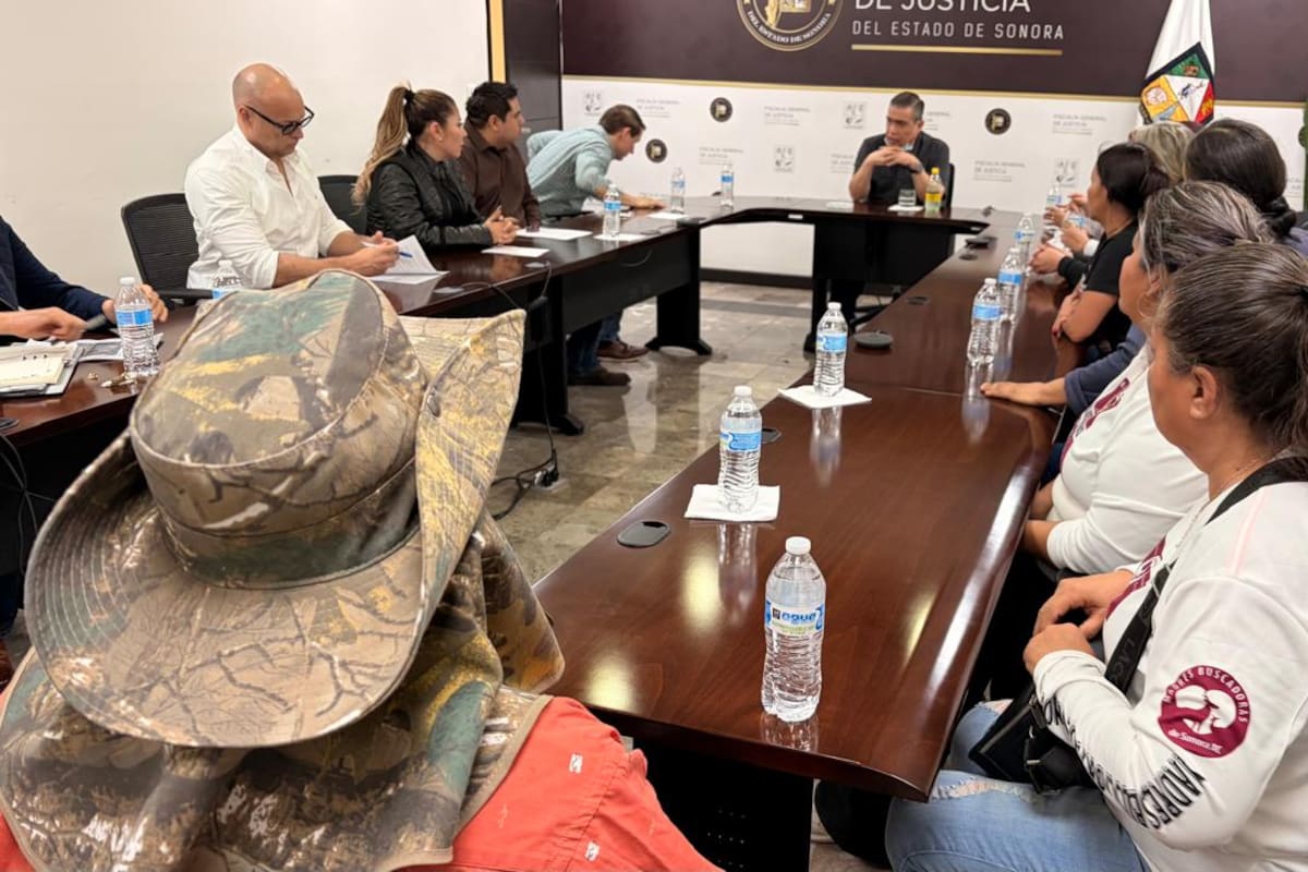 Concluye reunión entre Madres Buscadoras y la Fiscalía de Sonora