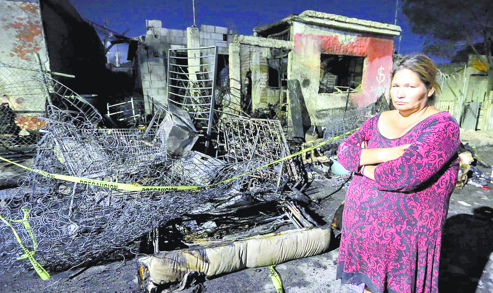 “‘Amá, se quemó la casa’, y nos pusimos a llorar”