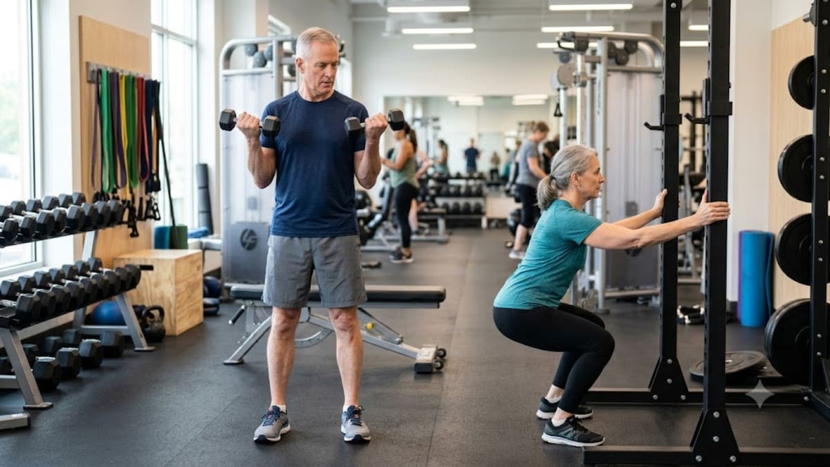 Después de los 50, caminar o nadar ya no cubre todas las necesidades del cuerpo, los especialistas recomiendan entrenar fuerza dos veces por semana para frenar la pérdida muscular, proteger los huesos y conservar la autonomía