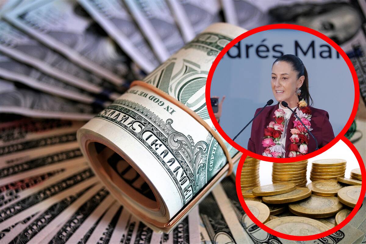 El peso mexicano alcanza su mejor jornada en 14 días y Sheinbaum afirma que hay estabilidad económica