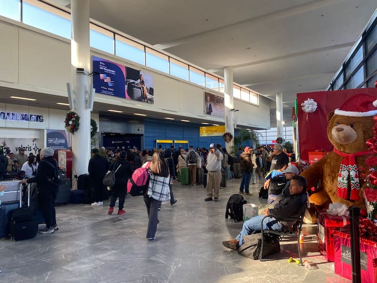 Persiste afectación en Aeropuerto de Tijuana; más de 100 vuelos impactados durante el fin de semana