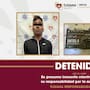 Detienen a hombre por presunto allanamiento y robo a viviendas en la colonia Sánchez Taboada
