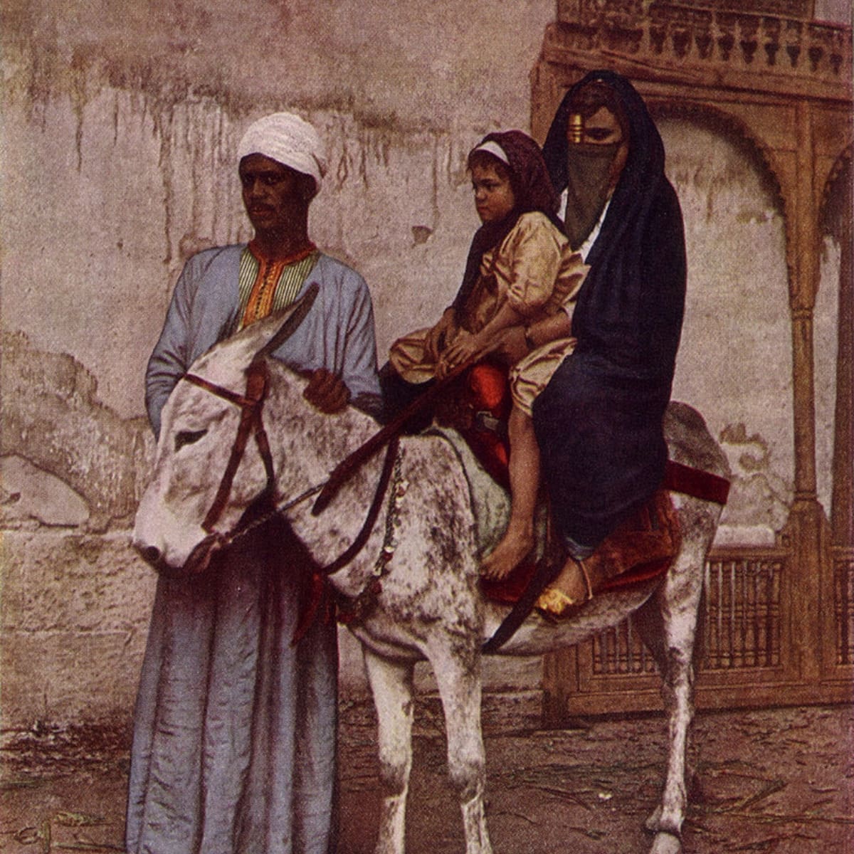 Familia de moros. Foto: Especial (wikimedia commons)
