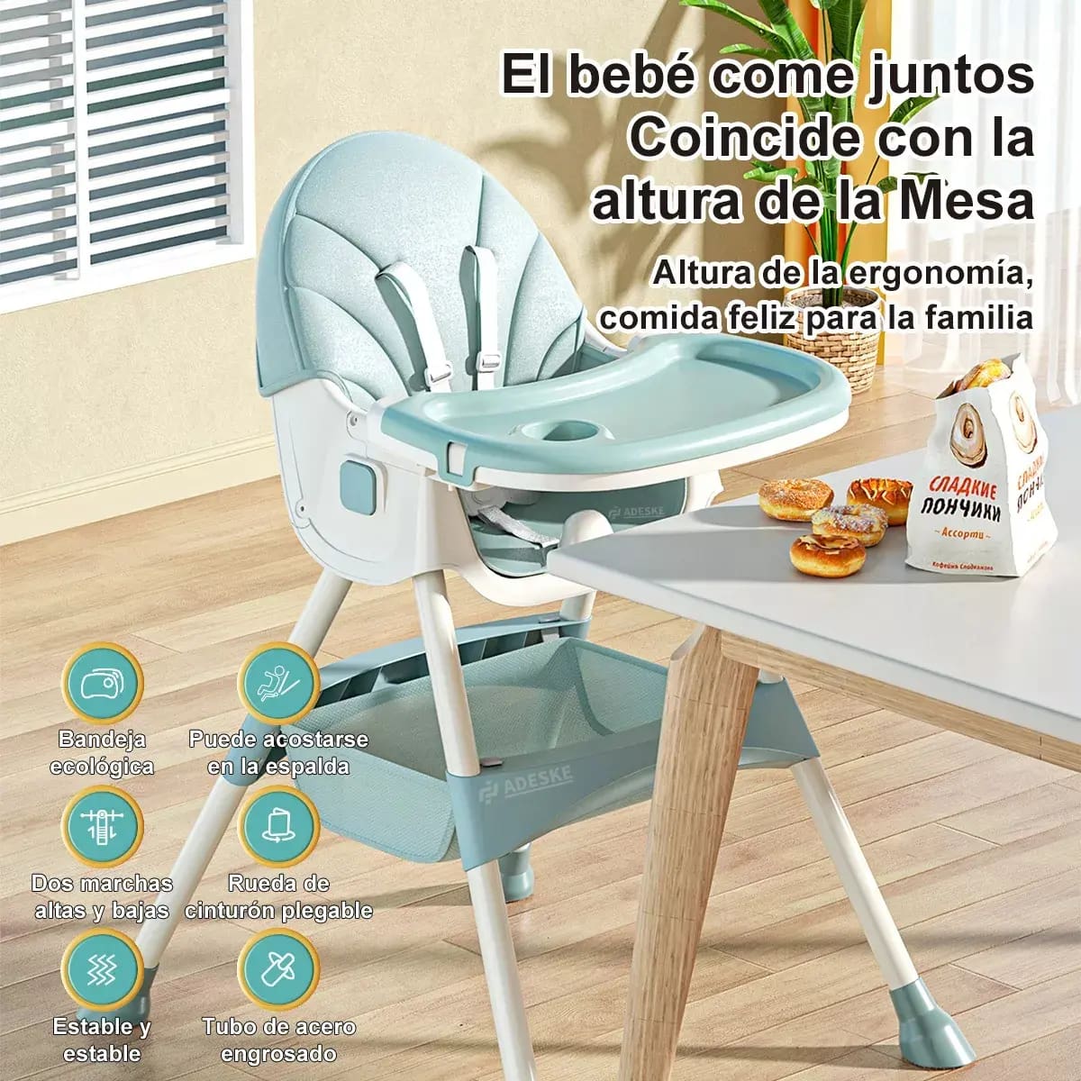 Silla portátil de comer | Mercado Libre