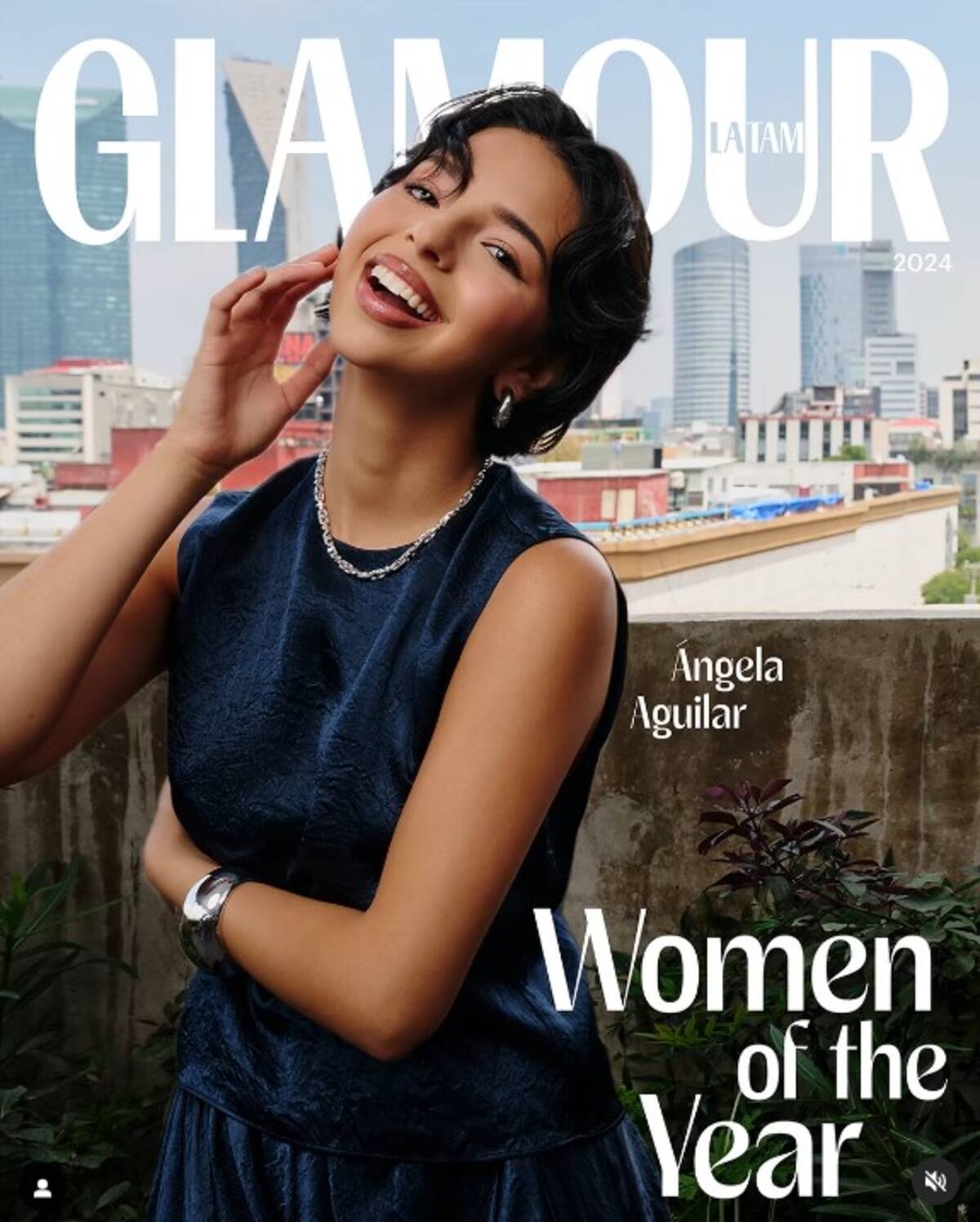 En la lista de mujer del año de Glamour.