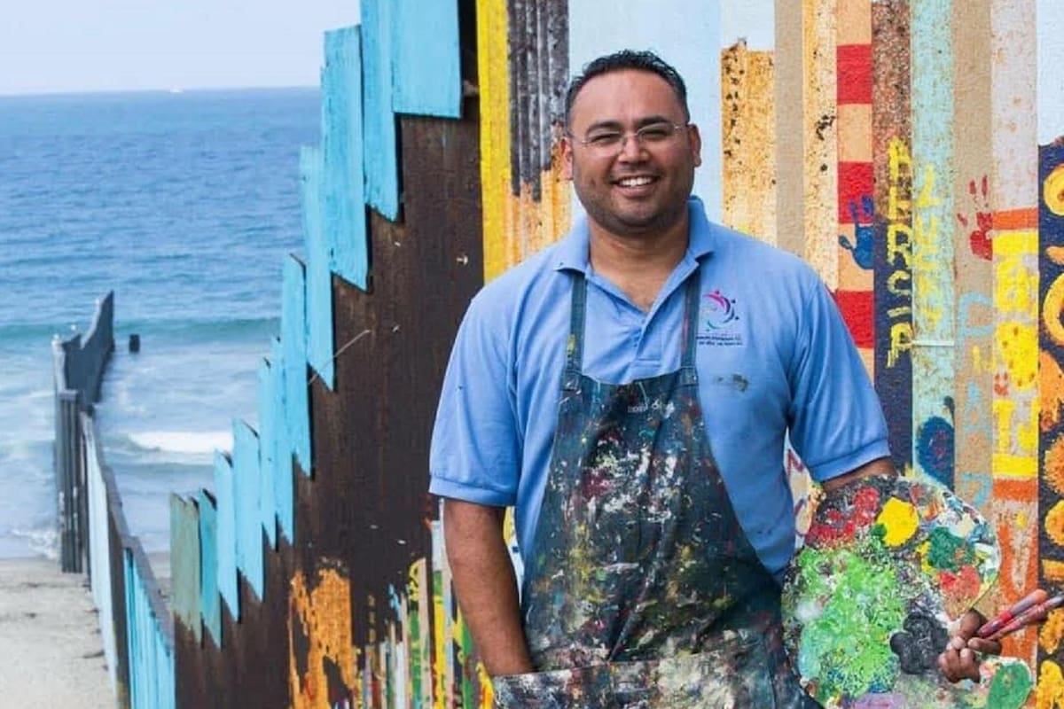 Invitan a pintar mural en muro fronterizo de Tijuana dedicado a mujeres buscadoras