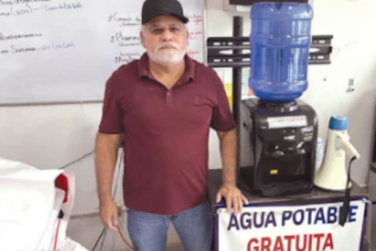 Instalan punto de hidratación para proteger del calor en Ciudad Obregón