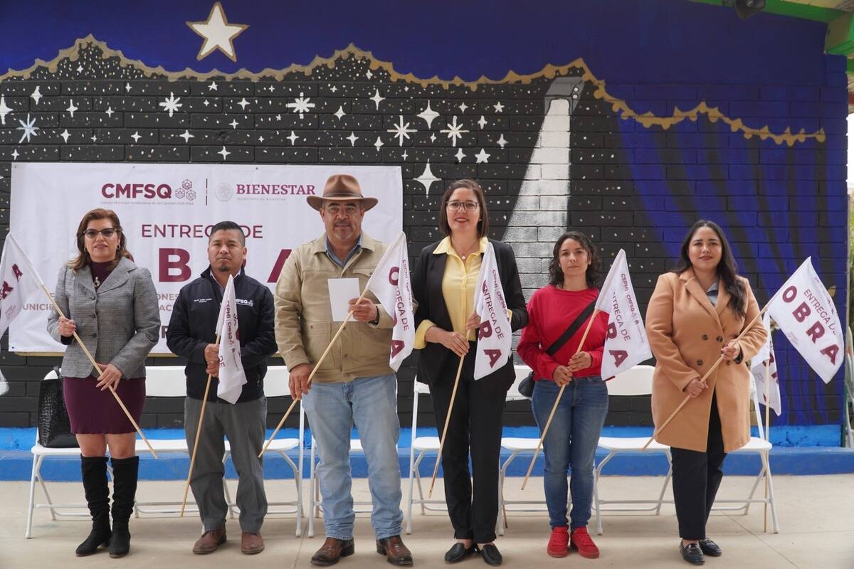 Entrega Gobierno de San Quintín primeras tres obras del Faismun