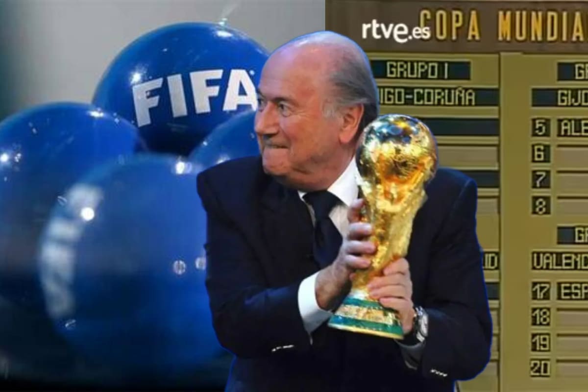 El sorteo del Mundial en el que se le atoraron las bolas a Joseph Blatter, expresidente de la FIFA, muchos lo recuerdan como el peor de todas las Copas del Mundo