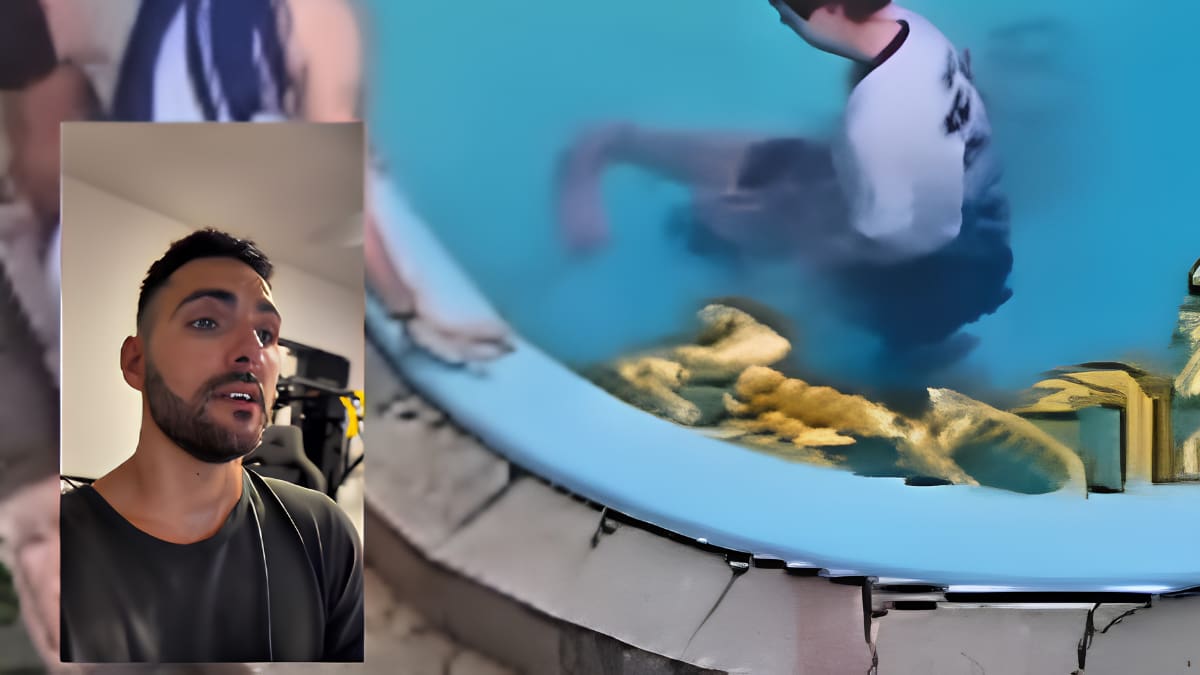 Influencer narra cómo quedó en silla de ruedas tras lanzarse a una piscina