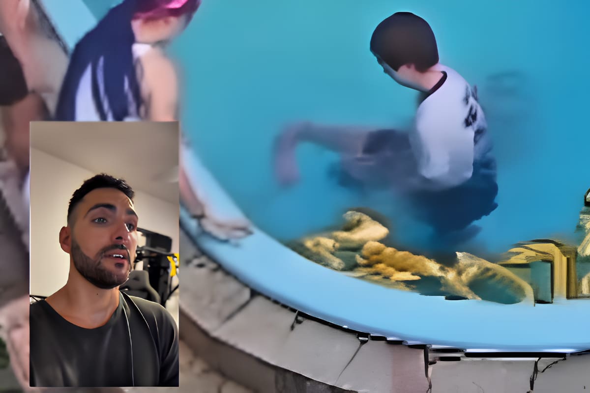Influencer narra cómo quedó en silla de ruedas tras lanzarse a una piscina