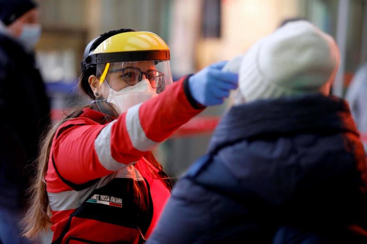 Italia alcanza los 14 mil 681 contagios de COVID-19, 766 en las últimas 24hr