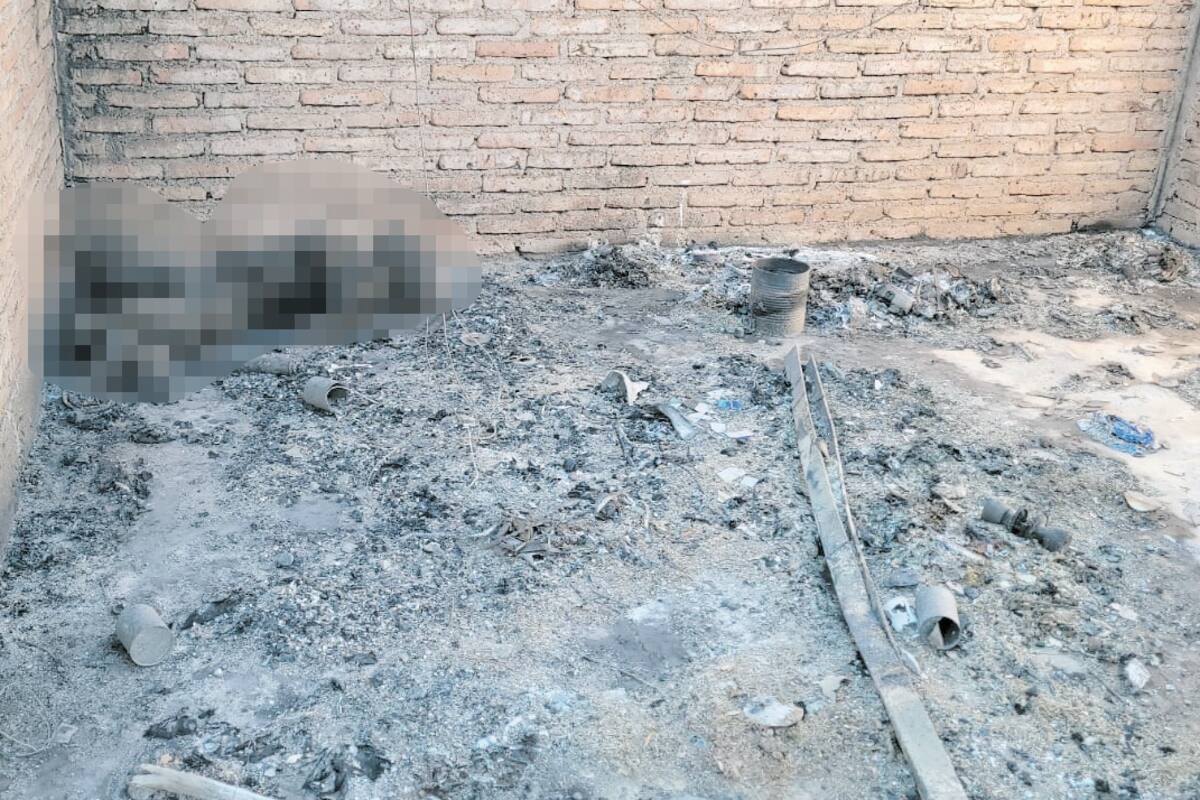 Hallan cuerpo calcinado al poniente de la ciudad