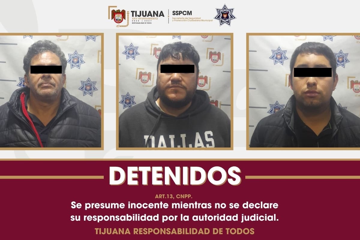 Aseguran a tres individuos relacionados con incendio en establecimiento