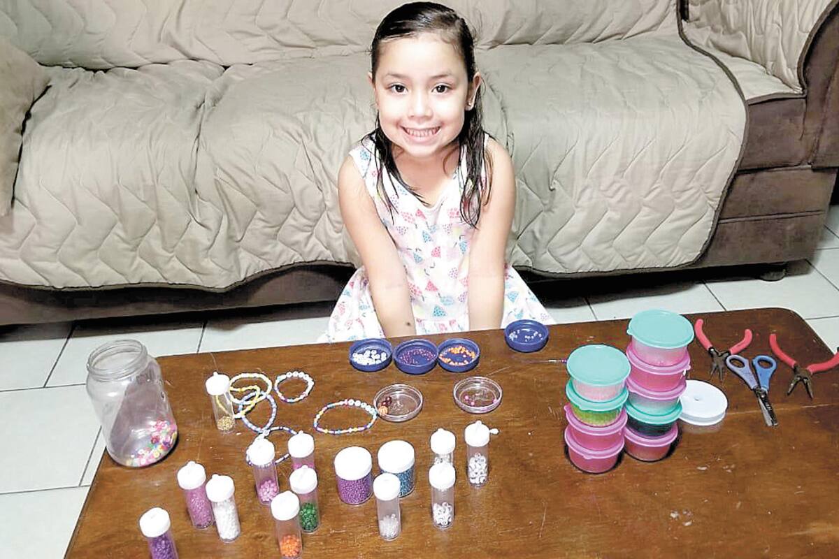 A sus 5 años, Marisol es ¡toda una empresaria!