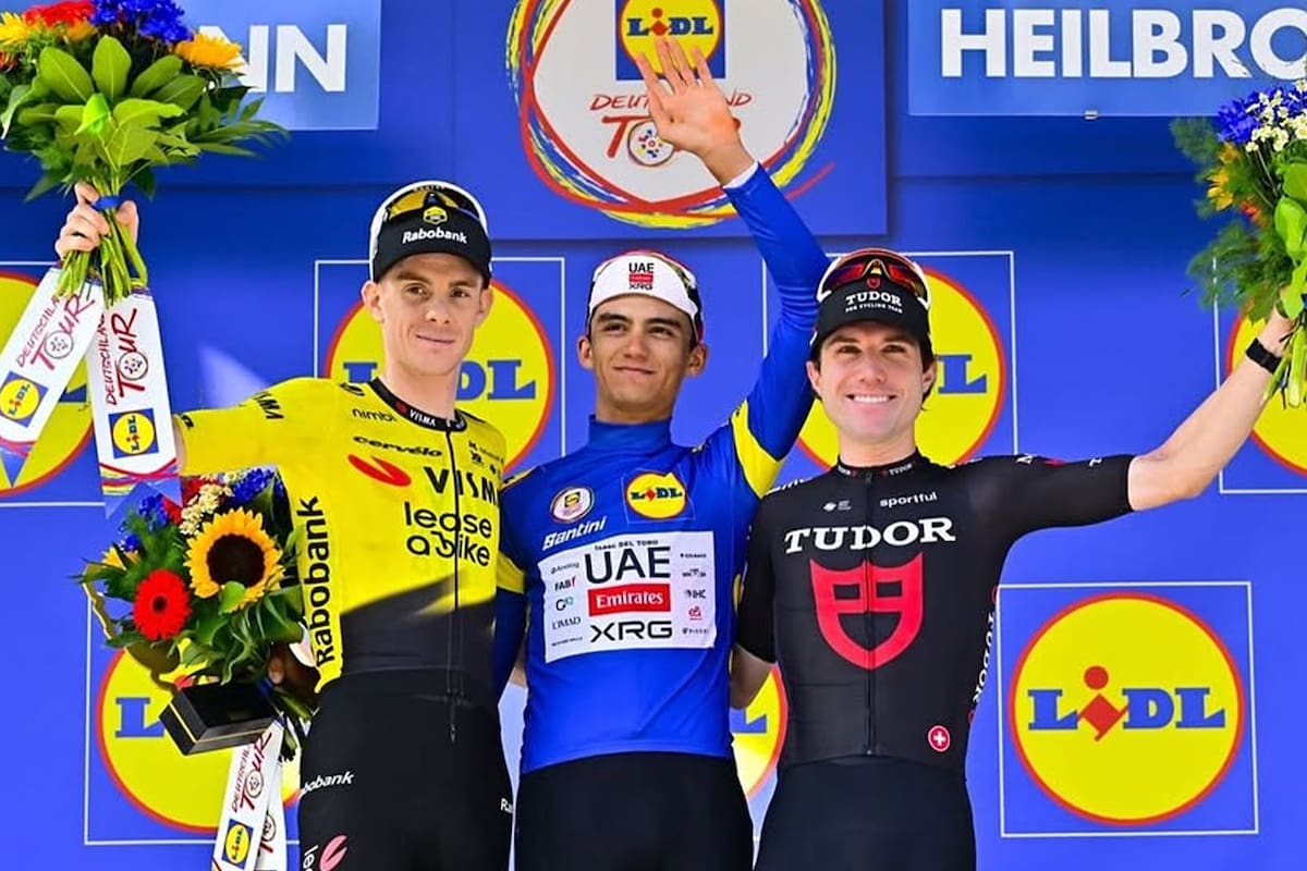 Isaac del Toro rompió una barrera de 115 años: ningún latinoamericano había ganado el Tour de Alemania