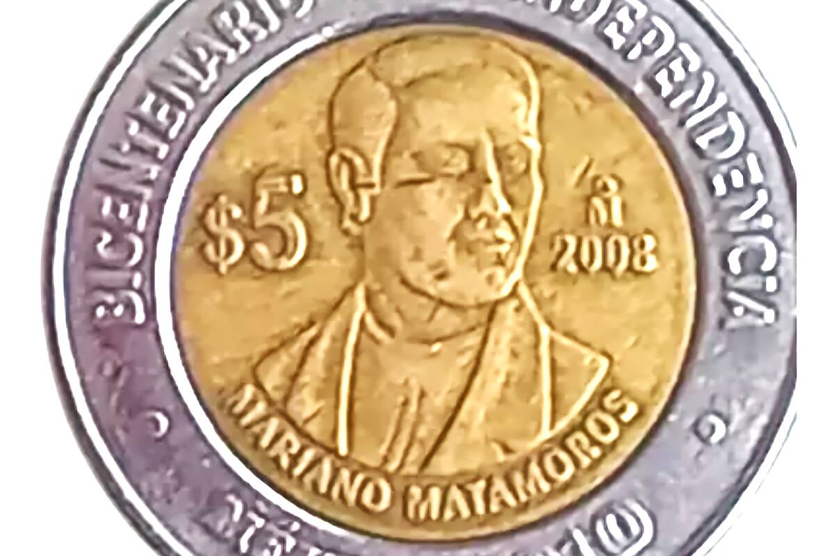 Se vende por 150 mil pesos a través de Mercado Libre una moneda de Mariano Matamoros