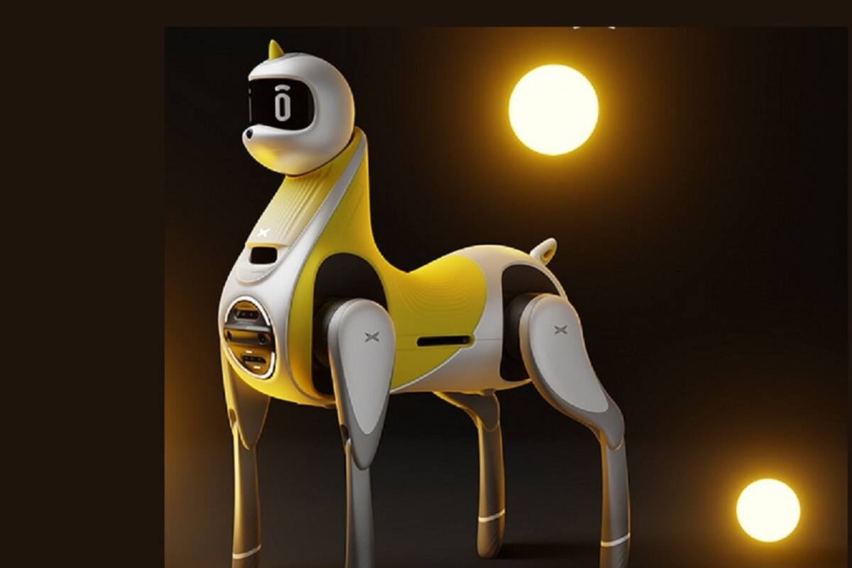 Presentan robot-unicornio para niños, se puede usar con fines de transporte