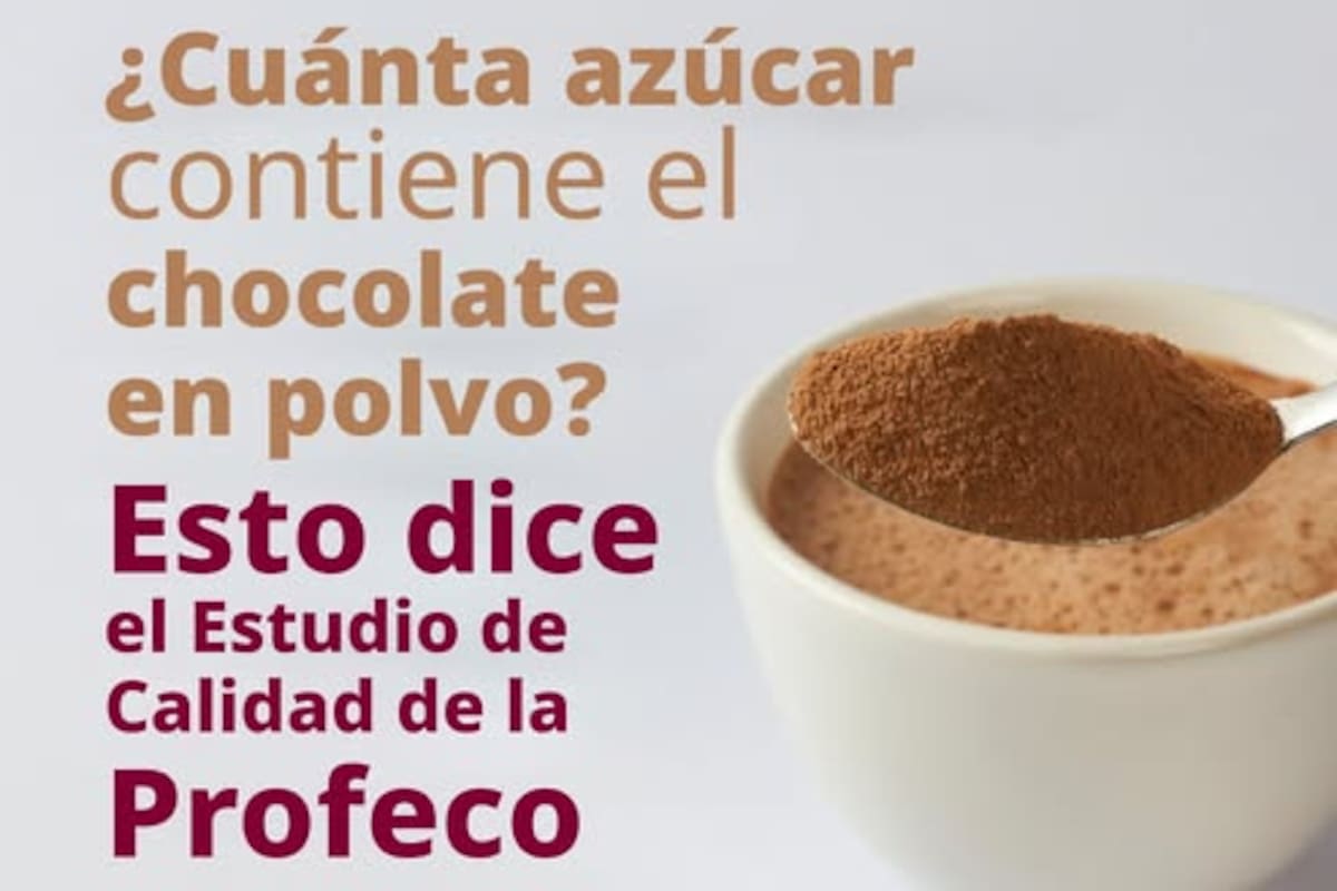 Chocolate en polvo bajo la lupa: Profeco revela exceso de azúcar y etiquetado engañoso en marcas populares