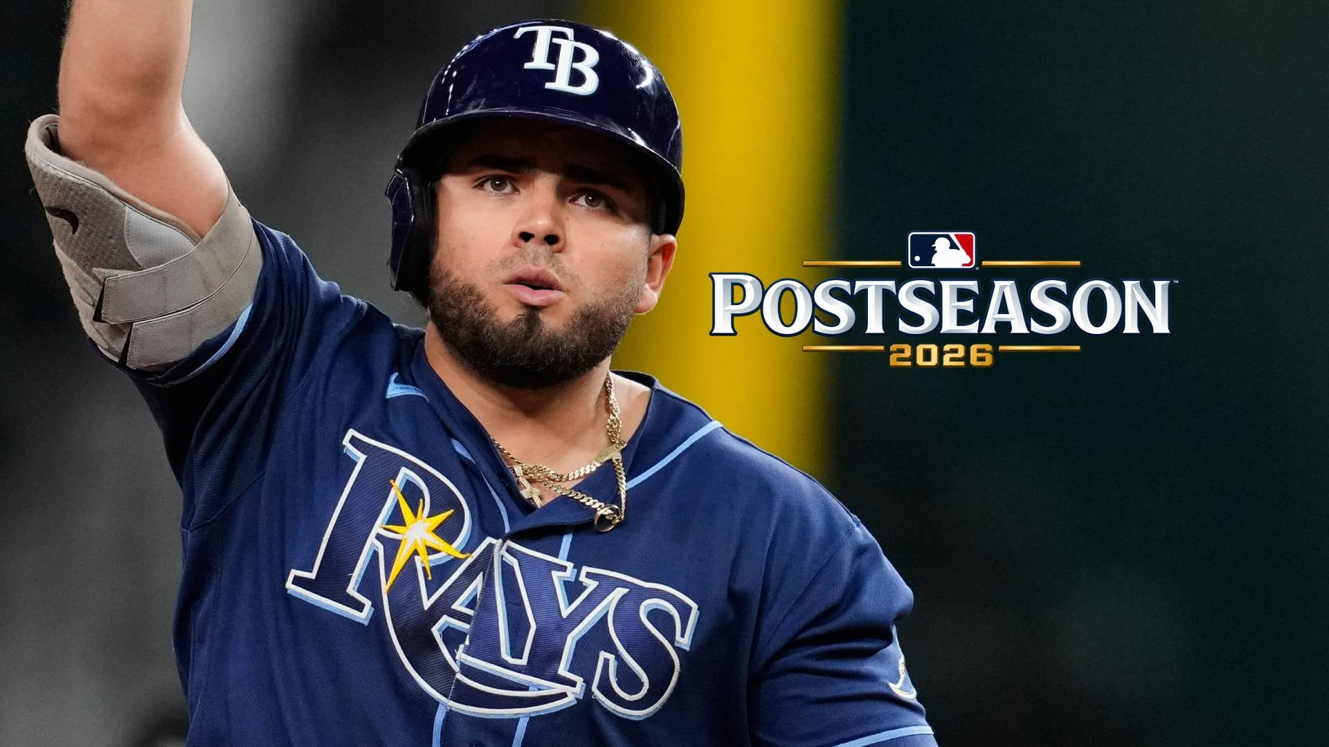 El tijuanense Jonathan Aranda y su equipo los Rays de Tampa Bay, ya aseguraron su lugar en la postemporada de la MLB 2026. (Foto: Especial GH)