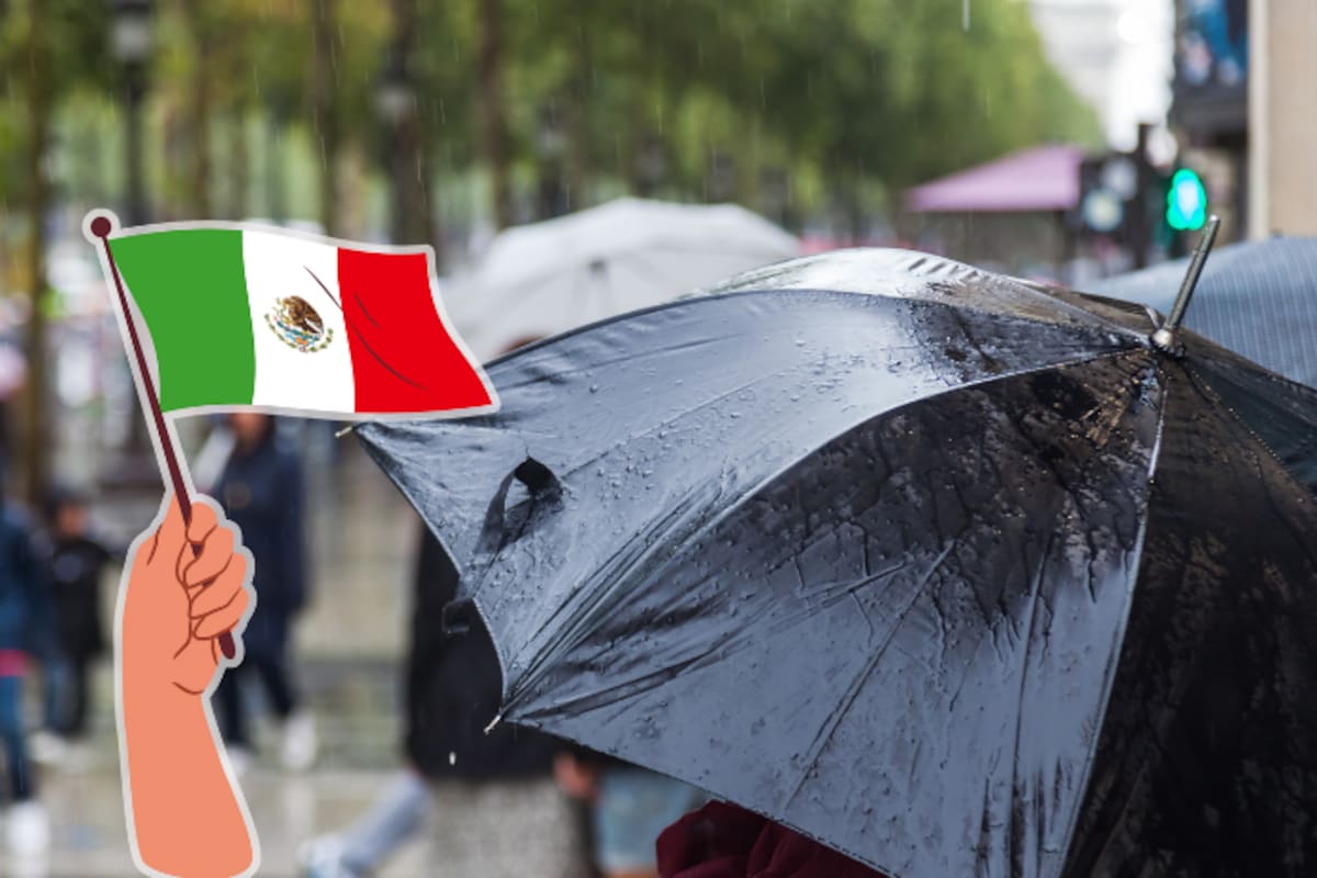 Activan alerta amarilla por lluvias y granizo durante festejos patrios del 15 de septiembre en la CDMX