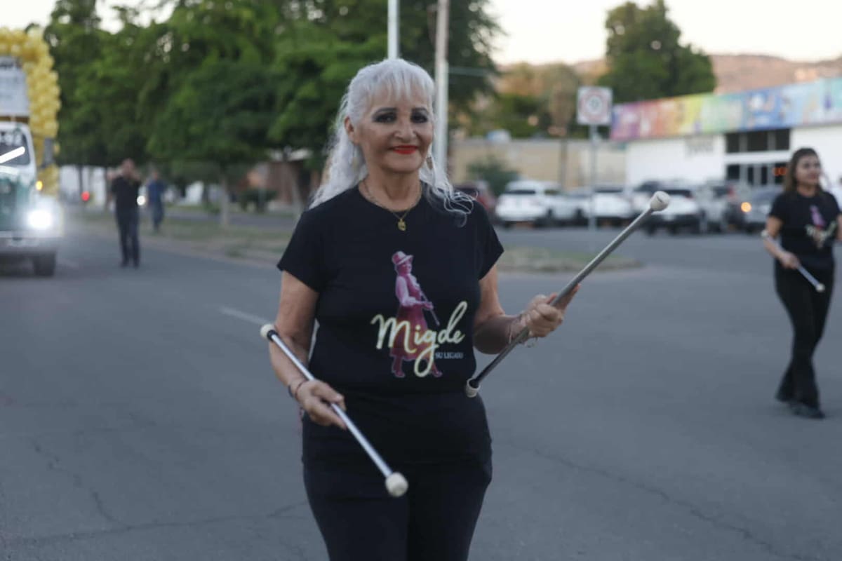 María Teresa Robles Ruiz, bastonera de la generación de 1974 a 1977.