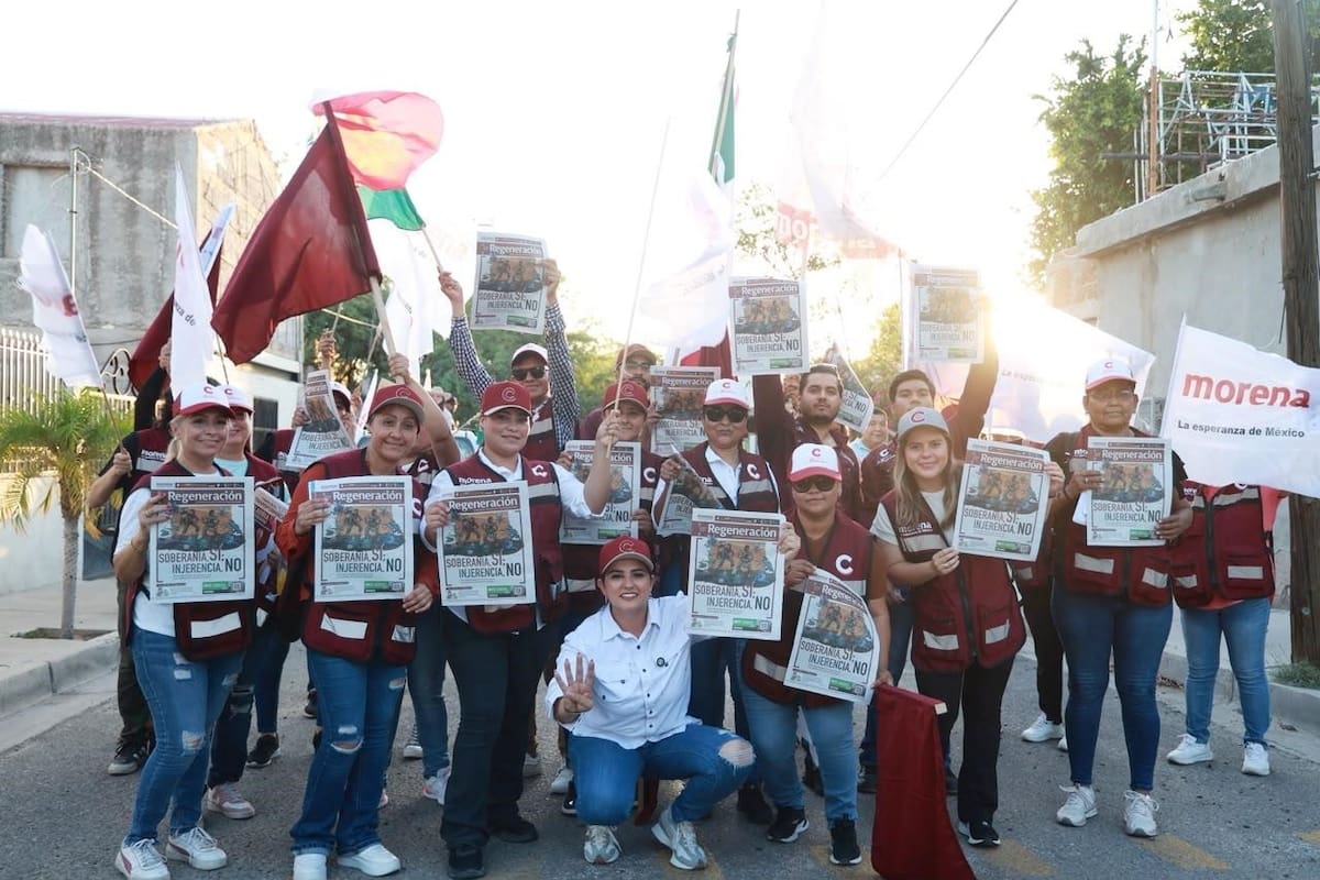 Vecinos de Cuatro Olivos se suman al recorrido de Célida López