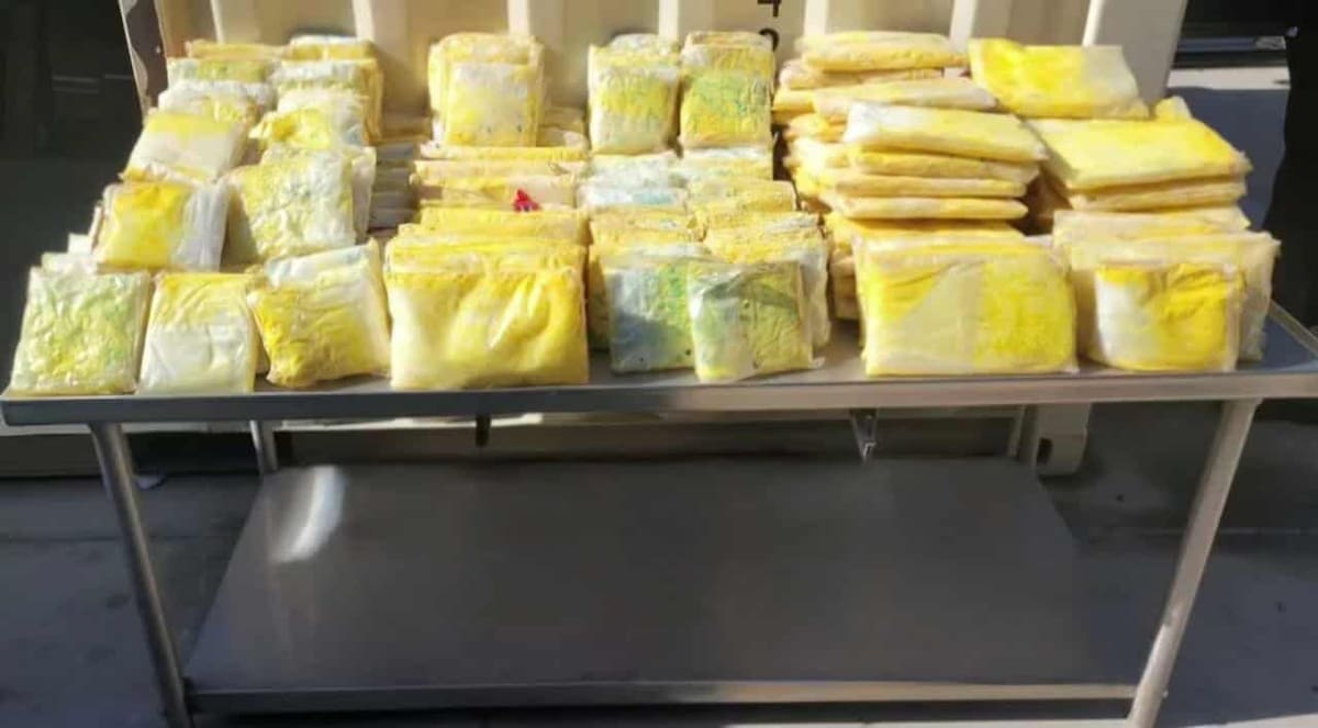 Incautan 168 kilos de metanfetamina en dos días en garitas de Nogales