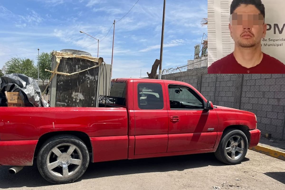 Sorprenden a sujeto robando aire acondicionado industrial en el PIMSA III