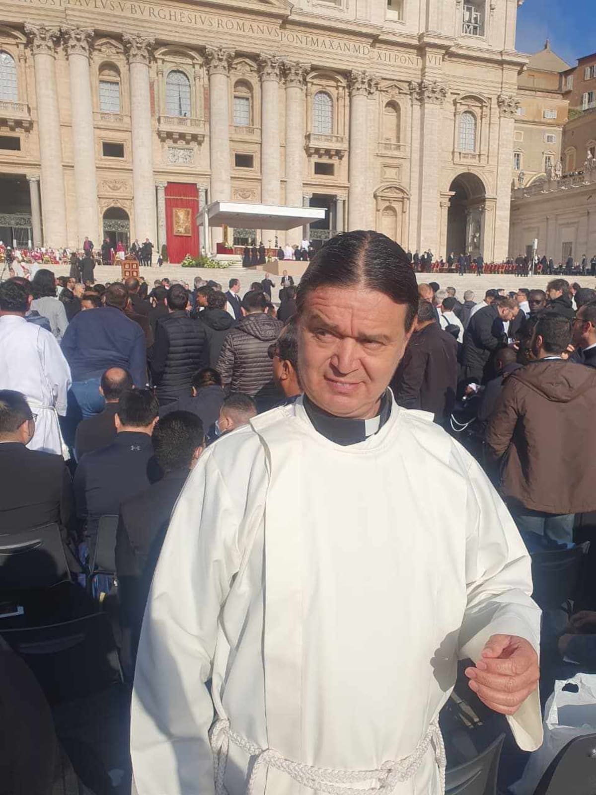 El sacerdote Mario Adán Moreno señaló que esta experiencia enriqueció profundamente su vida espiritual. Foto: cortesía