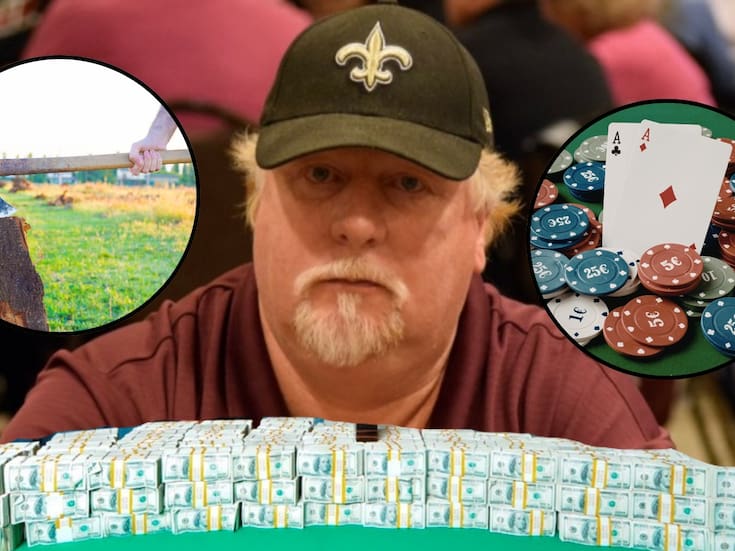 Darvin Moon, el leñador amateur que eliminó a Phil Ivey en el World Series of Poker Main Event y estuvo a una sola mano de ganar 8 millones 546 mil 435 dólares en Las Vegas
